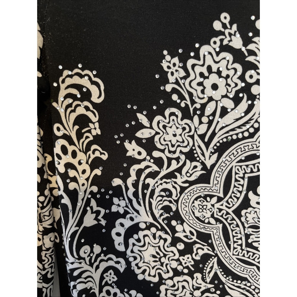 Truly Yours Sport Sparkly Black Midi Dress Medium - Picture 3 of 7